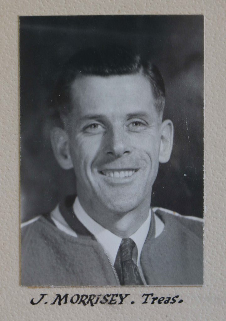 James Joseph Morrissey as Treasurer of the Duncan Volunteer Fire Department in 1939 (photo courtesy of Duncan Volunteer Fire Department)