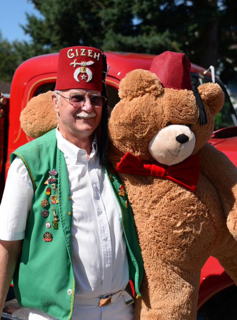 Art Bossons as president of the Cowichan Valley Shrine Club (photo: Cowichan Valley Shrine Club)