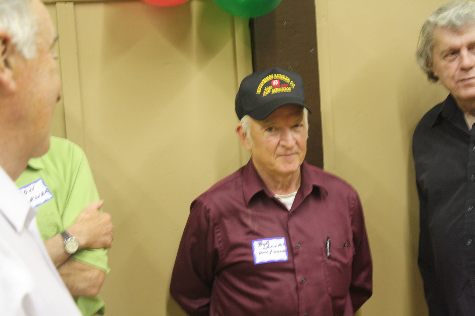 Bob Crawford at the Hillcrest Lumber Company Employees Reunion, 2012. (photo: Cecil Ashley)
