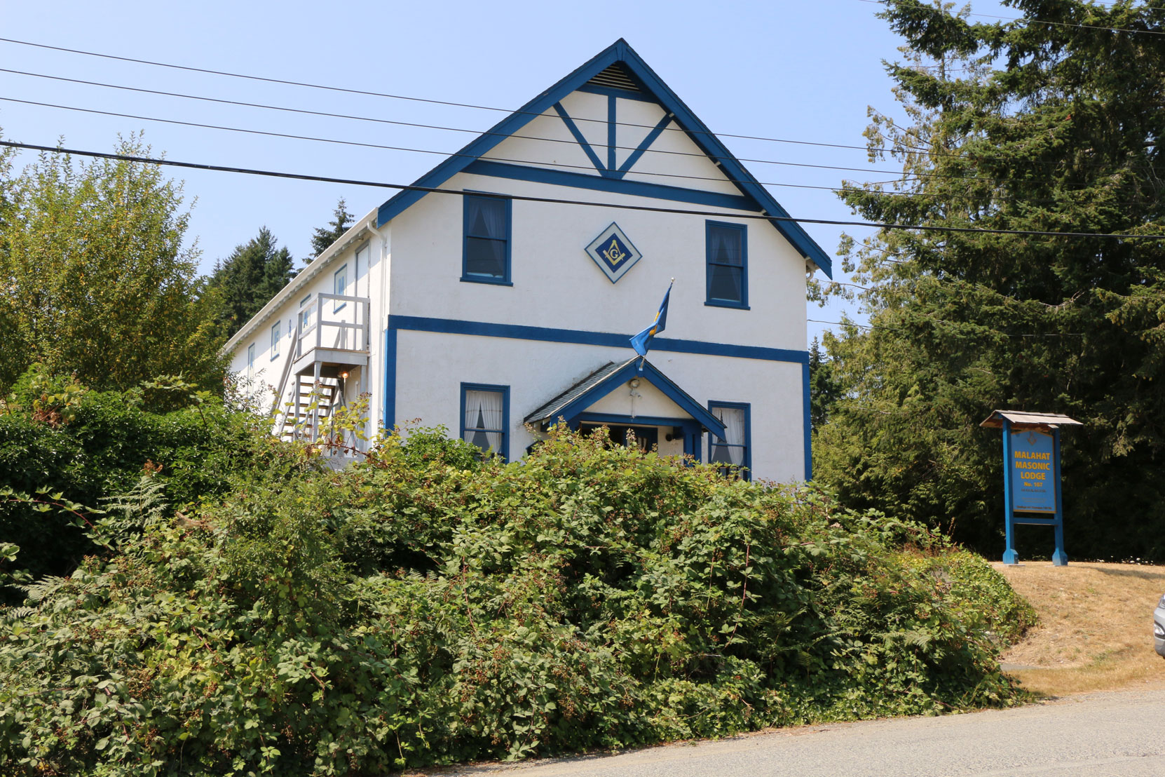 Malahat Lodge No. 107, Mill Bay, BC (photo by Temple Lodge No. 33 Historian)