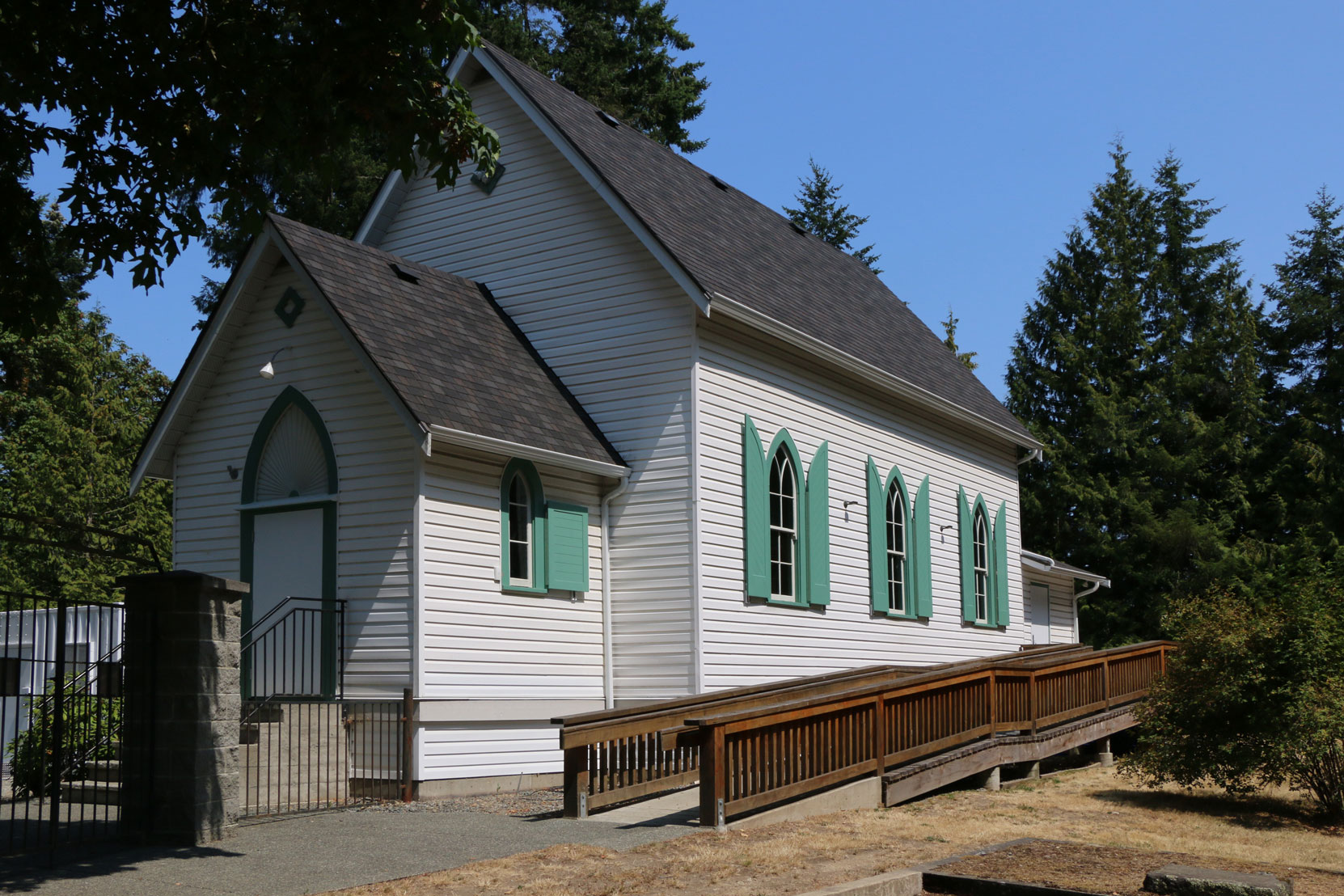 Mill Bay United Church and Cemetery, 2851 Church Way, Mill Bay, BC (photo by Temple Lodge No. 33 Historian)