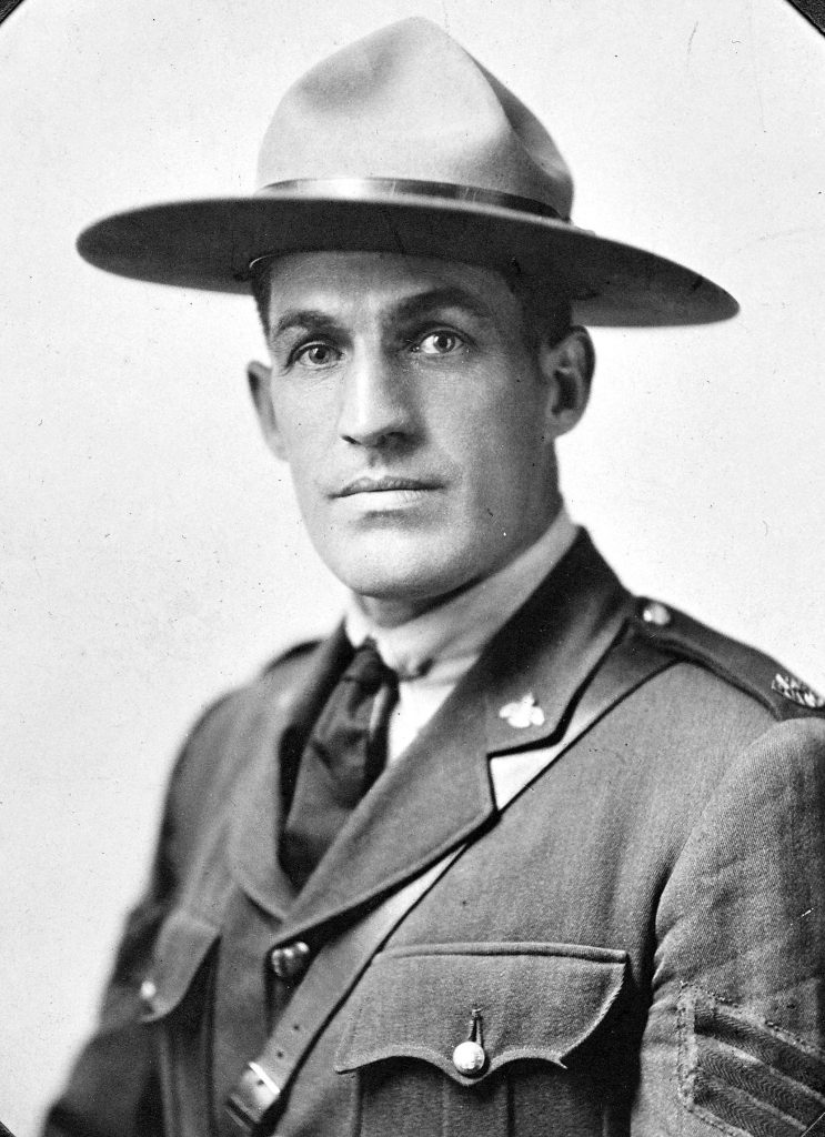 William Kier in BC Provincial Police uniform, circa 1930 (photo courtesy of Larry Kier - private collection)