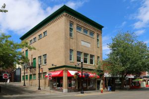 Ashlar Masonic Temple, 101 Commercial Street, Nanaimo, B.C. Built in 1923 and listed on the Canadian Register of Historic Places. (photo: Temple Lodge No. 33 Historian)