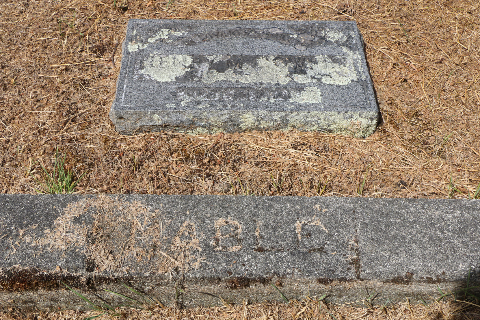 William Mable grave inscription, Ross Bay Cemetery, Victoria, BC (photo: Temple Lodge No. 33 Historian)