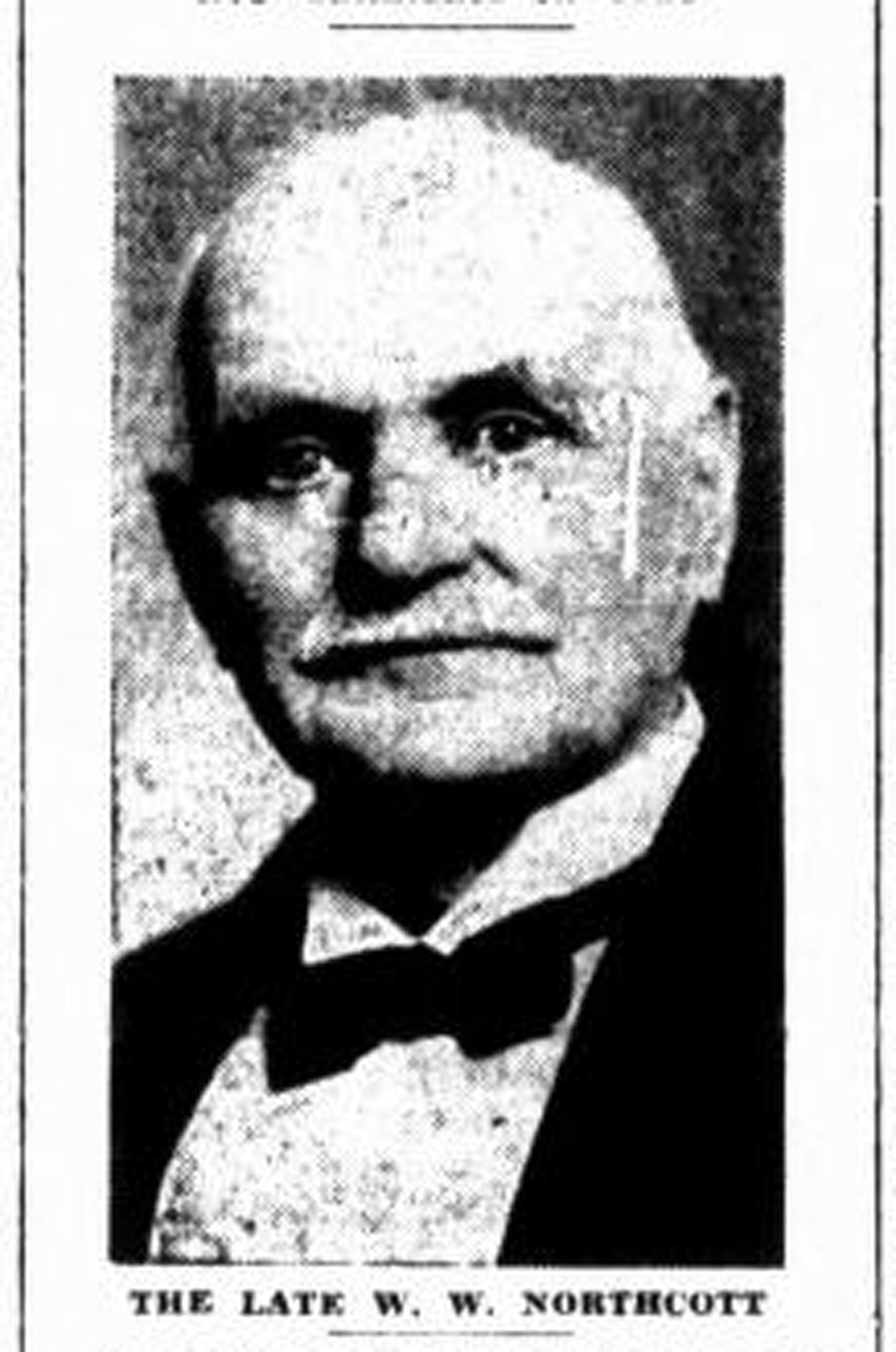 William Walter Northcott, obituary photograph, April 1923