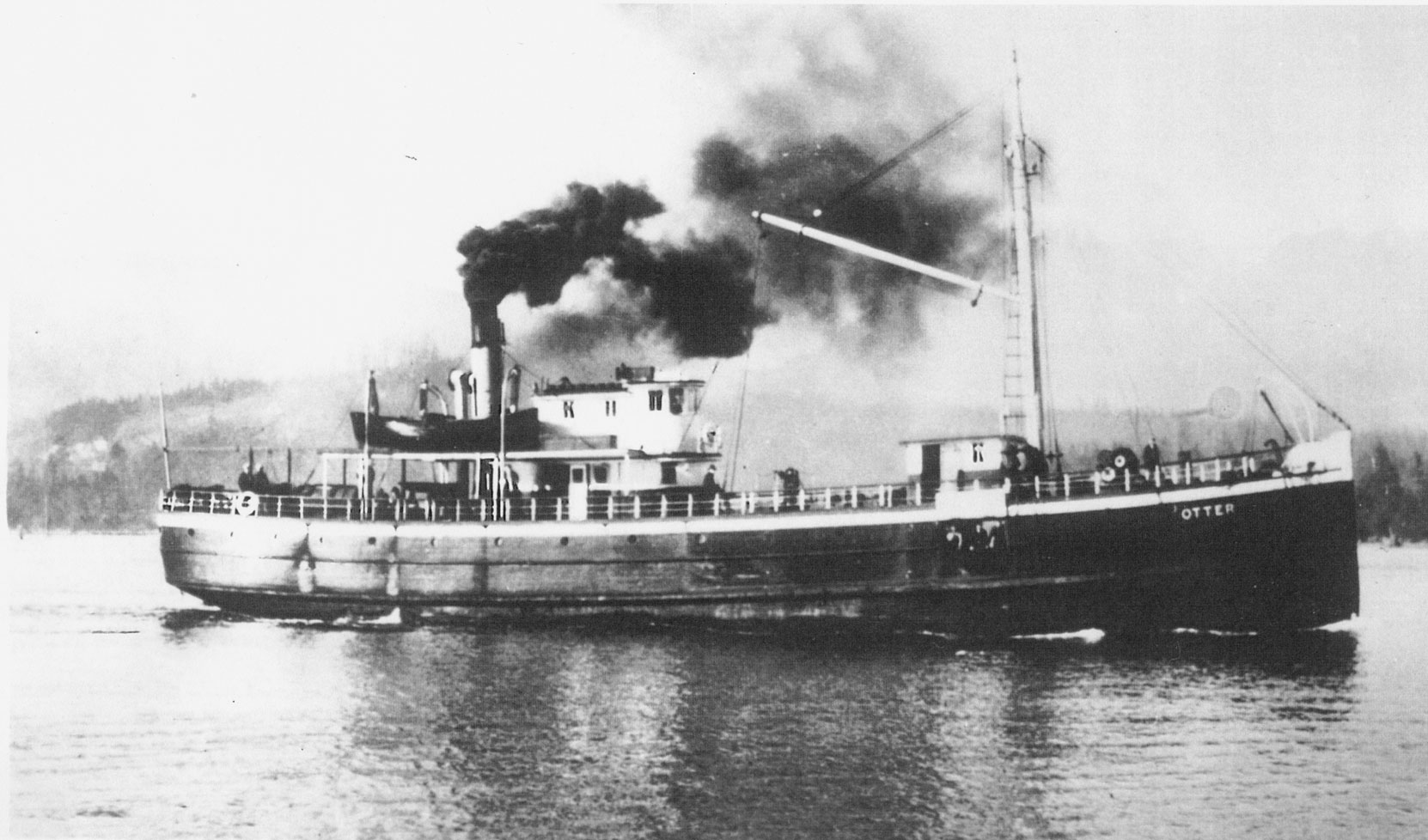 Canadian Pacific Navigation Company ship, SS Otter, circa 1900. (Maritime Museum of BC)