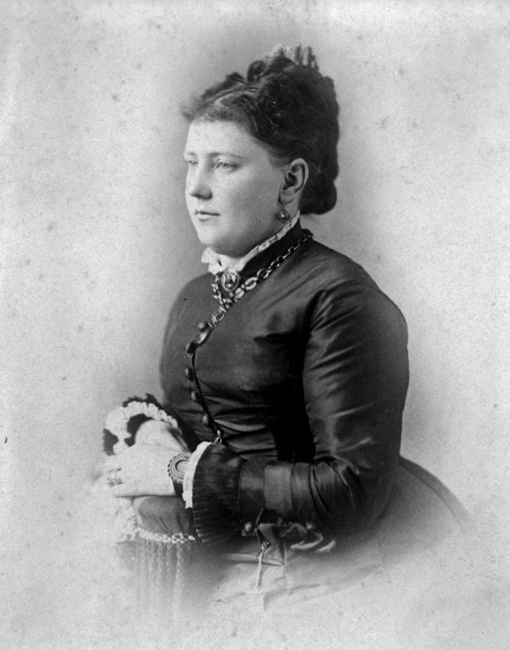 Frances Mary Jones, who became Edgar Crow Baker's first wife in 1869. This photo is dated November 1877. (BC Archives photo)